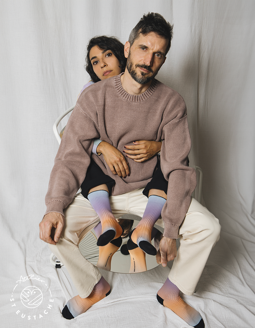 No.2 • orange & lilac