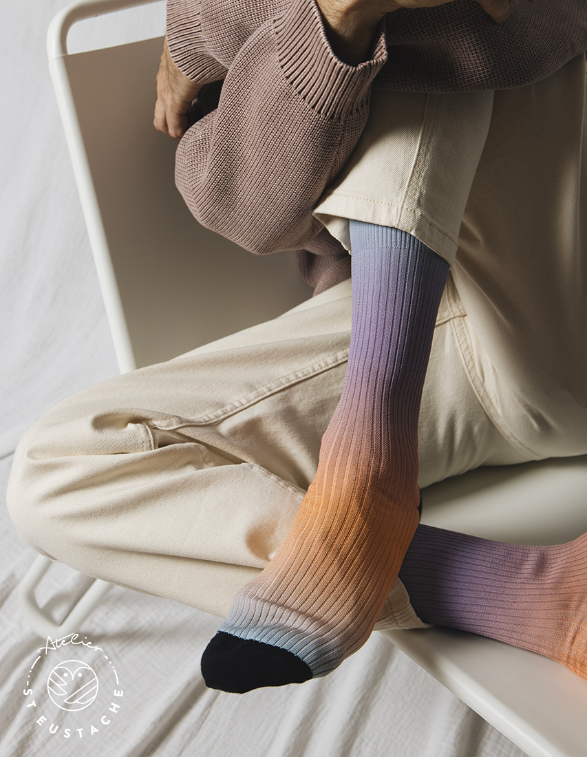 No.2 • orange & lilac