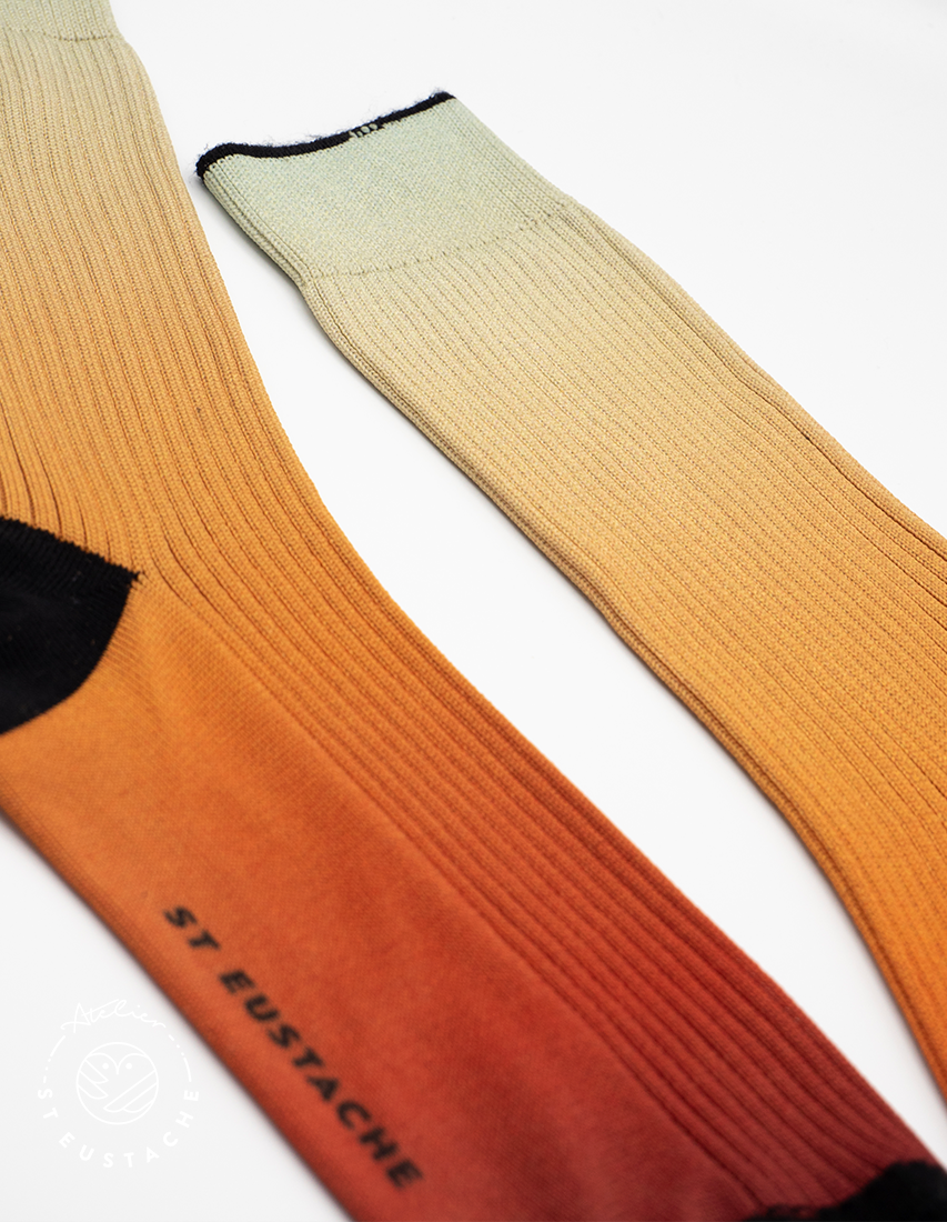 No. 4 • orange & green