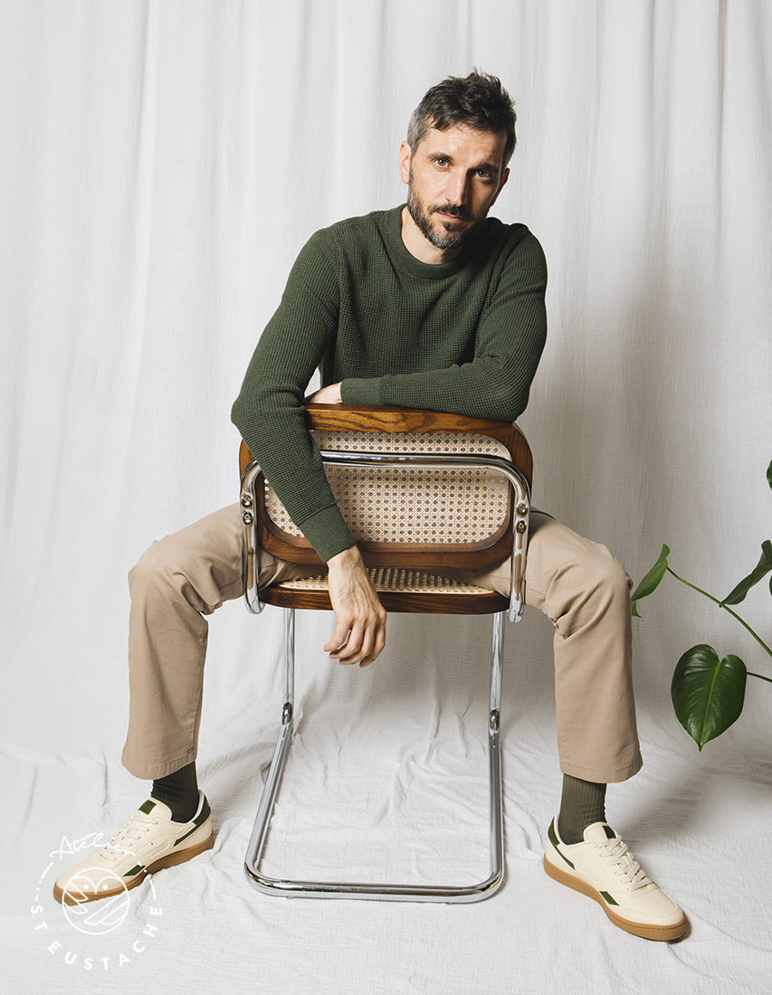 No.3 • green & beige