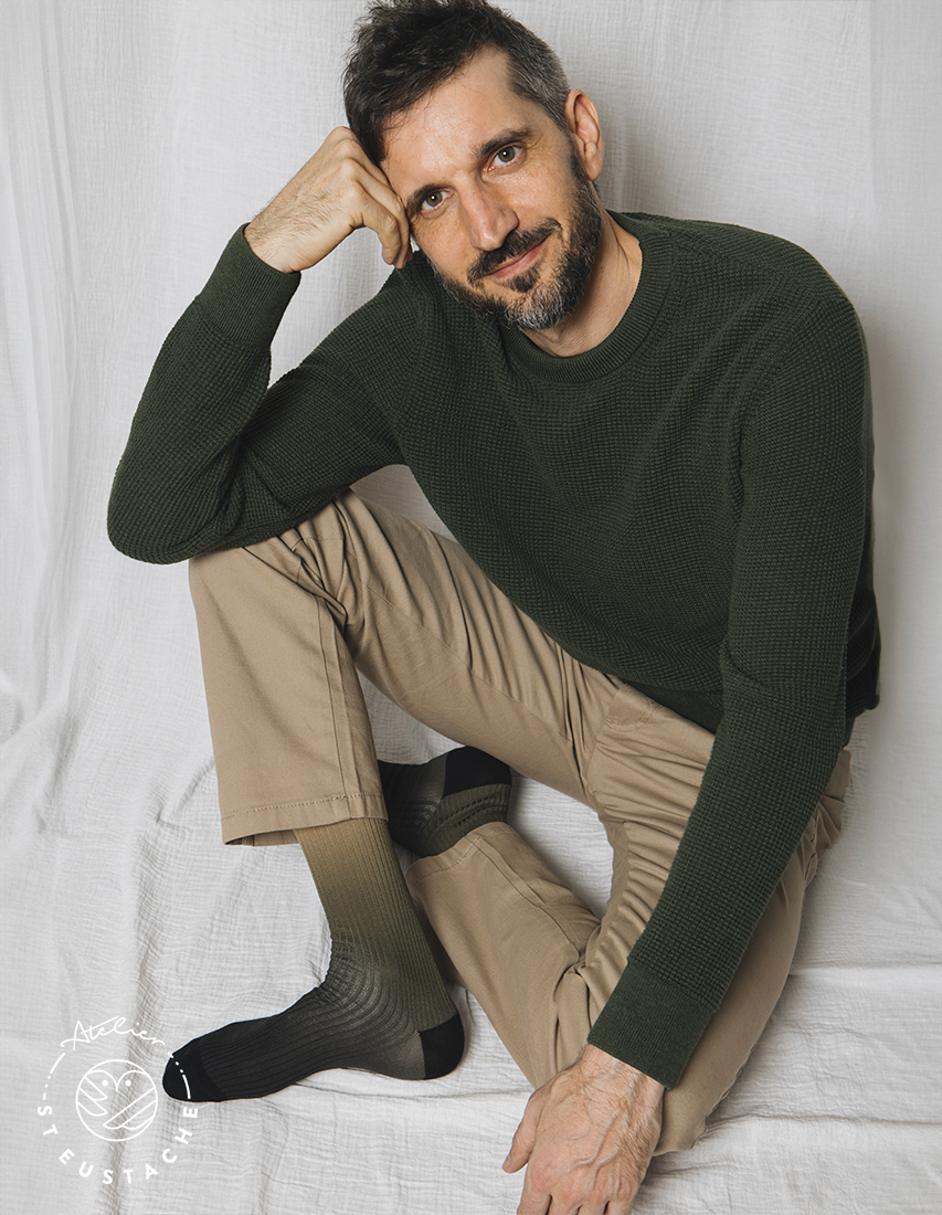 No.3 • green & beige